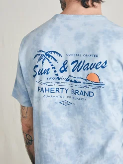 Faherty Brand T-Shirts & Henleys*Sunwashed Graphic Tee -