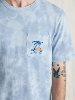 Faherty Brand T-Shirts & Henleys*Sunwashed Graphic Tee -