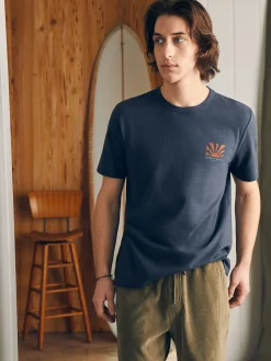 Faherty Brand T-Shirts & Henleys*Sunwashed Graphic Tee -