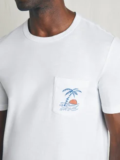 Faherty Brand T-Shirts & Henleys*Sunwashed Graphic Tee -