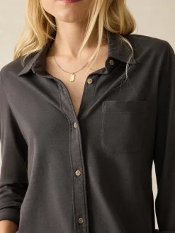 Women Faherty Brand Shirts & Tops*Sunwashed Knit Shirt -