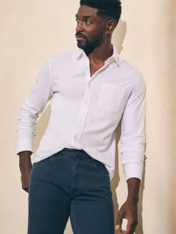 Faherty Brand Shirts*Sunwashed Knit Shirt (Single Pocket) -