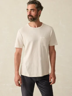 Faherty Brand T-Shirts & Henleys*Sunwashed Pocket Tee -