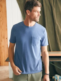 Faherty Brand T-Shirts & Henleys*Sunwashed Pocket Tee -