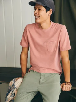 Faherty Brand T-Shirts & Henleys*Sunwashed Pocket Tee -