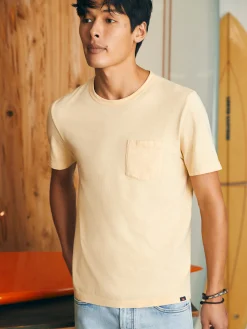 Faherty Brand T-Shirts & Henleys*Sunwashed Pocket Tee -