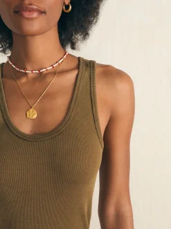 Women Faherty Brand T-Shirts*Sunwashed Rib Tank -
