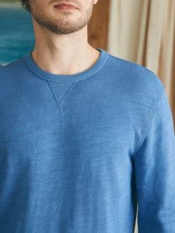 Faherty Brand T-Shirts & Henleys|Lounge*Sunwashed Slub Crew -