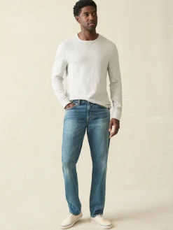 Faherty Brand Hoodies & Sweatshirts|Lounge*Sunwashed Slub Crew -