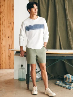 Faherty Brand T-Shirts & Henleys|Lounge*Sunwashed Slub Crew -