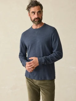 Faherty Brand Hoodies & Sweatshirts|Lounge*Sunwashed Slub Crew (Tall) -