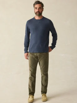 Faherty Brand Hoodies & Sweatshirts|Lounge*Sunwashed Slub Crew (Tall) -
