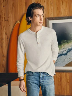 Faherty Brand T-Shirts & Henleys*Sunwashed Slub Henley -