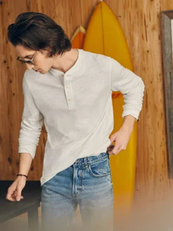 Faherty Brand T-Shirts & Henleys*Sunwashed Slub Henley -