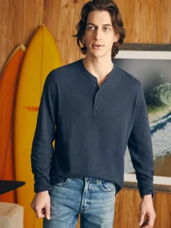 Faherty Brand T-Shirts & Henleys*Sunwashed Slub Henley (Tall) -