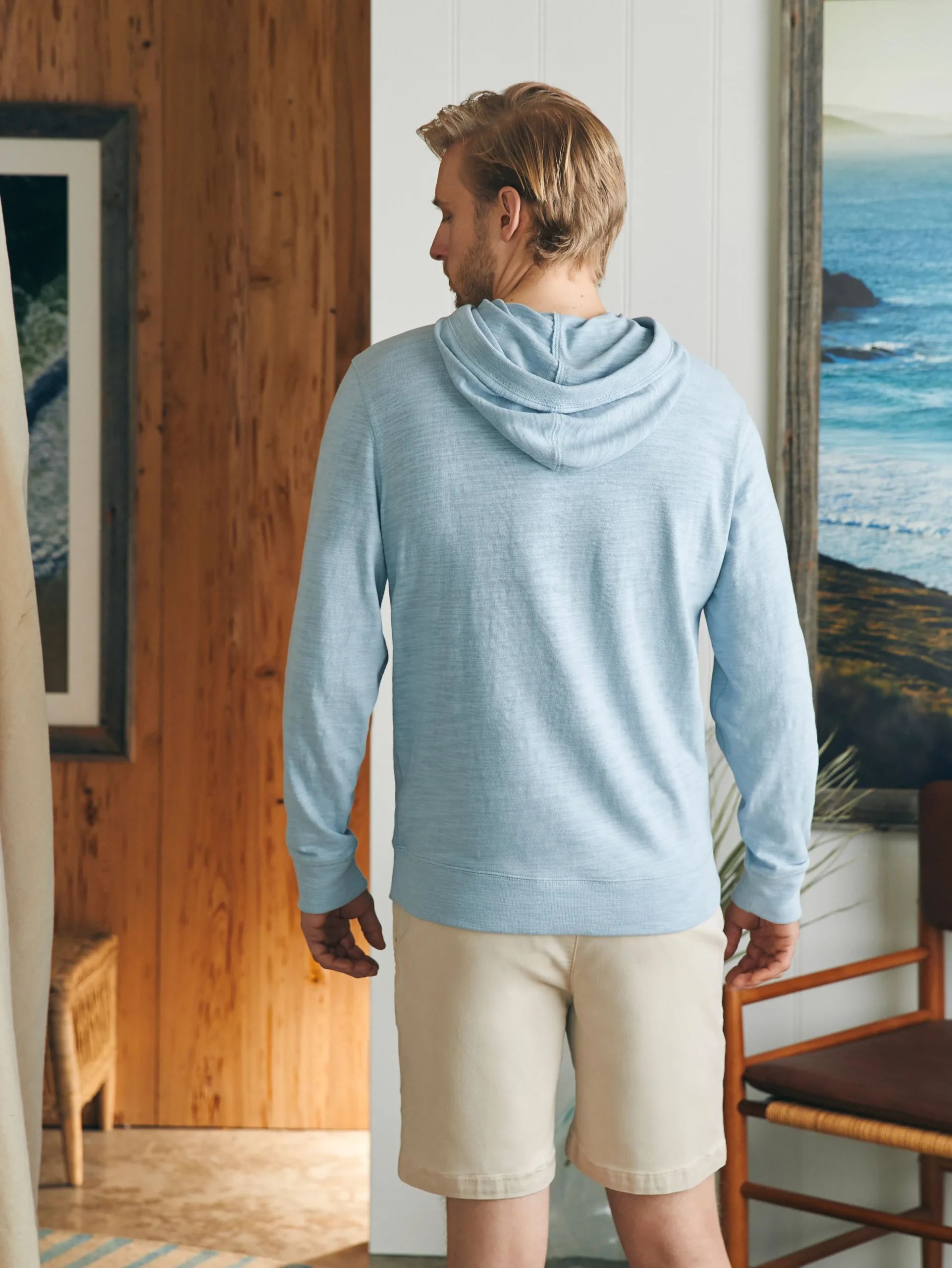 Faherty Brand Hoodies & Sweatshirts|Lounge*Sunwashed Slub Hoodie -
