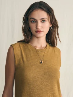 Women Faherty Brand Dresses*Sunwashed Slub Muscle Dress -