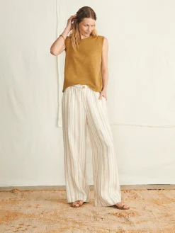 Women Faherty Brand T-Shirts*Sunwashed Slub Muscle Tank -