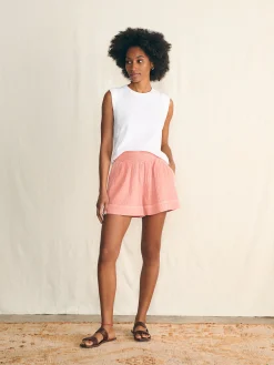 Women Faherty Brand T-Shirts*Sunwashed Slub Muscle Tank -