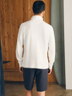 Faherty Brand Hoodies & Sweatshirts|Lounge*Sunwashed Slub Quarter Zip (Tall) -
