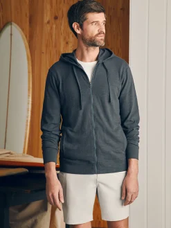Faherty Brand Hoodies & Sweatshirts*Sunwashed Slub Zip Hoodie -