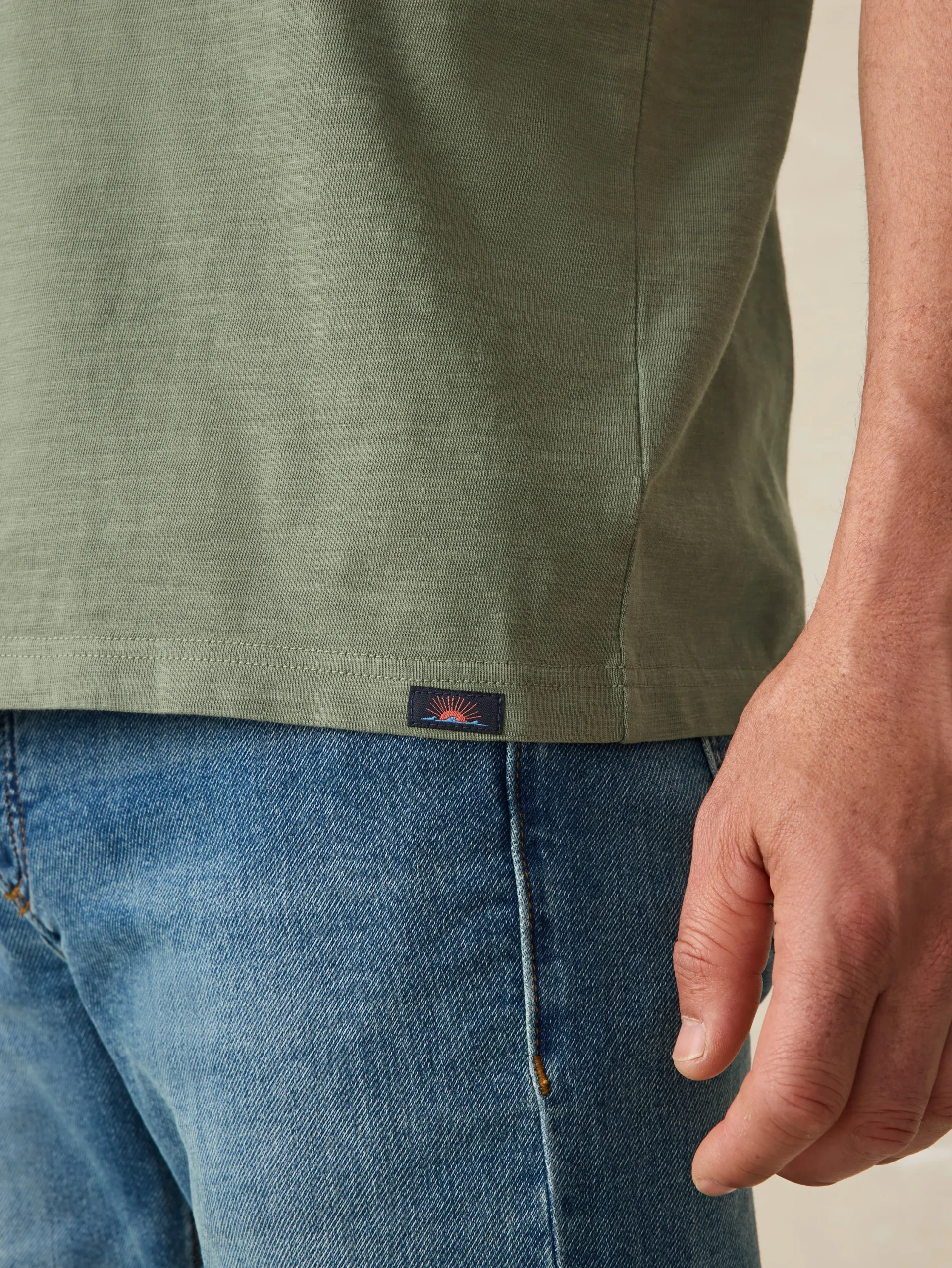 Faherty Brand T-Shirts & Henleys*Sunwashed Tee (Tall) -