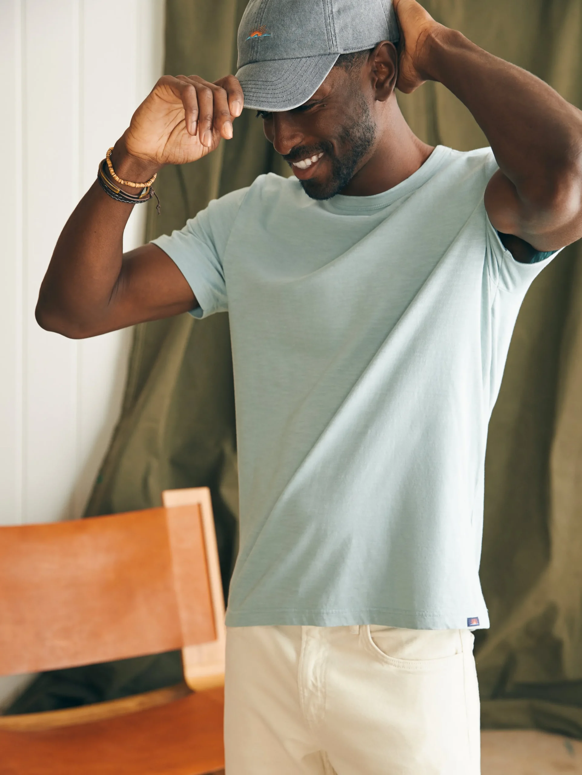 Faherty Brand T-Shirts & Henleys*Sunwashed Tee (Tall) -