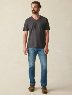 Faherty Brand T-Shirts & Henleys*Sunwashed V-Neck Tee -