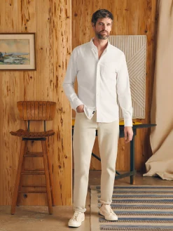 Faherty Brand Shirts*Supima Oxford Shirt -