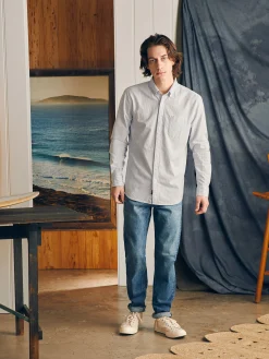 Faherty Brand Shirts*Supima Oxford Shirt (Tall) -
