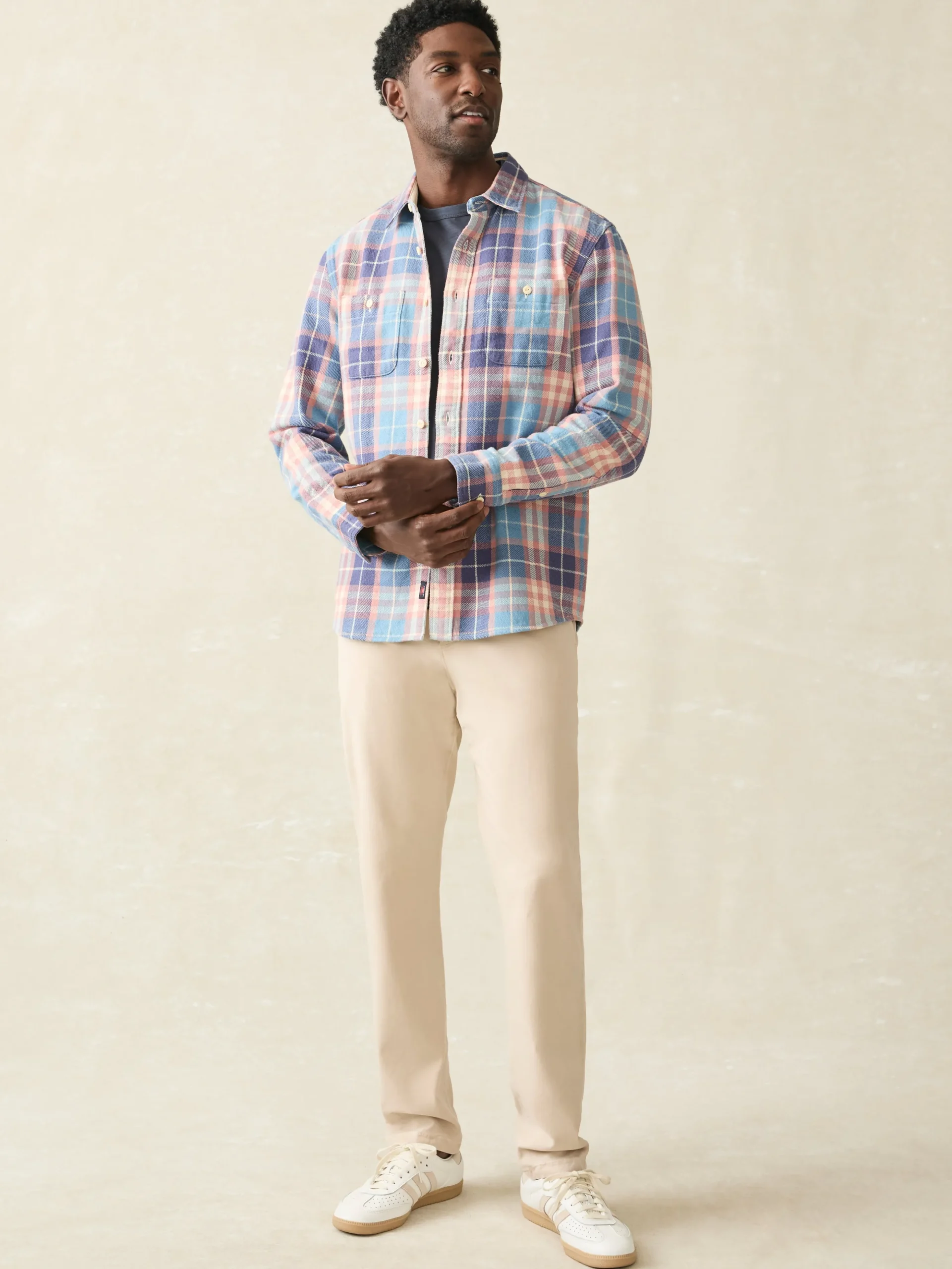 Faherty Brand Shirts*Surf Flannel -