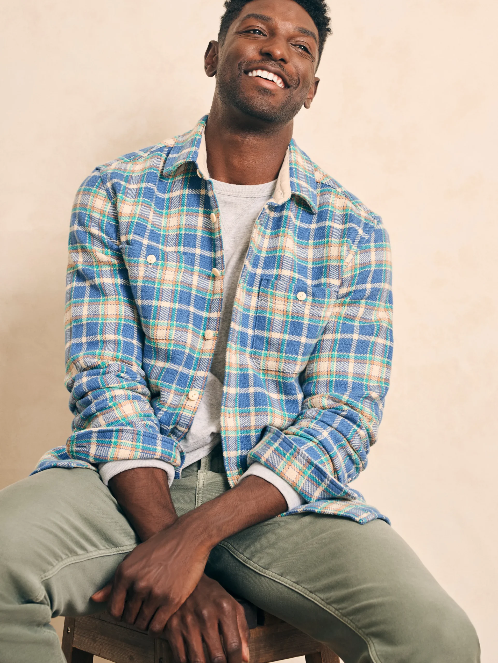 Faherty Brand Shirts*Surf Flannel -