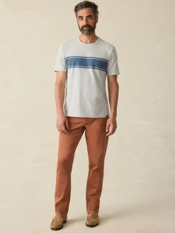 Faherty Brand T-Shirts & Henleys*Surf Stripe Sunwashed Tee (Tall) -