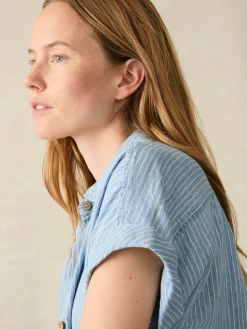 Women Faherty Brand Shirts & Tops*Tried & True Breeze Shirt -