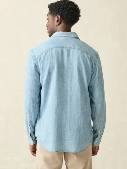 Faherty Brand Shirts*Tried & True Chambray Shirt (Tall) -