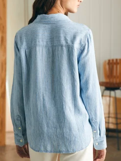 Women Faherty Brand Shirts & Tops*Tried & True Chambray Shirt -