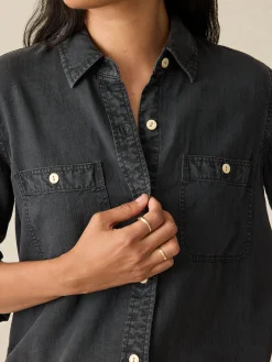 Women Faherty Brand Shirts & Tops*Tried & True Chambray Shirt -