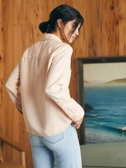 Women Faherty Brand Shirts & Tops*Tried & True Chambray Shirt -