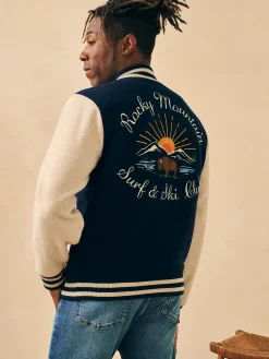 Faherty Brand Jackets & Vests*Varsity Jacket -