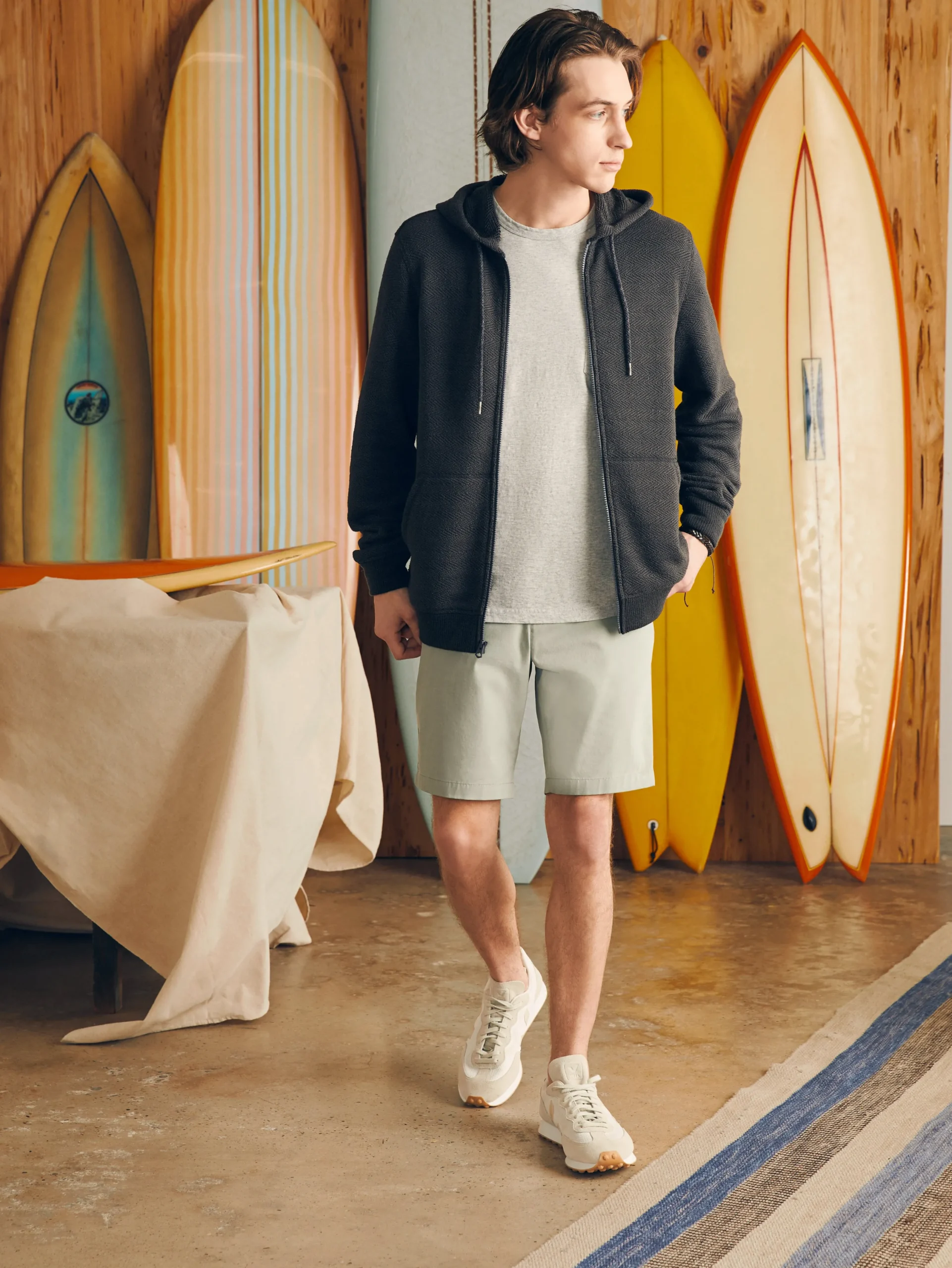 Faherty Brand Hoodies & Sweatshirts|Lounge*Whitewater Full Zip Hoodie (Tall) -