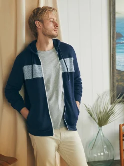 Faherty Brand Hoodies & Sweatshirts|Lounge*Whitewater Full Zip Hoodie -