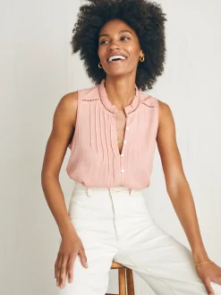 Women Faherty Brand Shirts & Tops*Willa Sleeveless Top -
