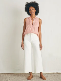 Women Faherty Brand Shirts & Tops*Willa Sleeveless Top -